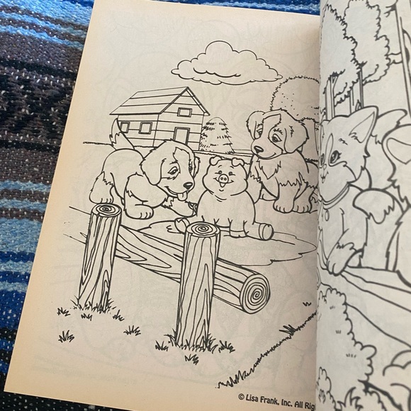 Lisa Frank Coloring Book Unused - Picture 6 of 6